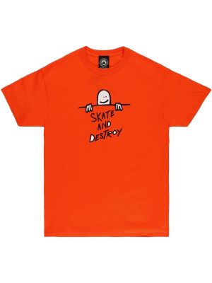 Tričko s krátkými rukávy Thrasher oranžové