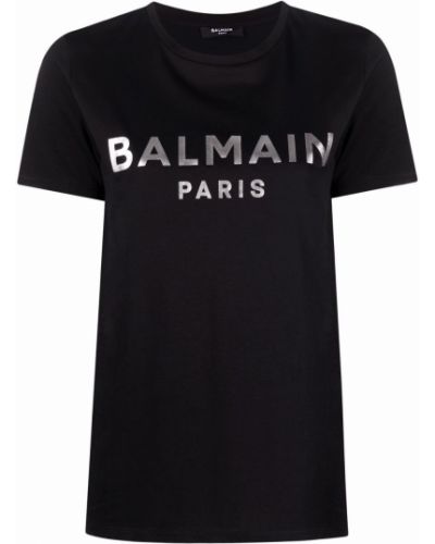 Μπλούζα με σχέδιο Balmain μαύρο
