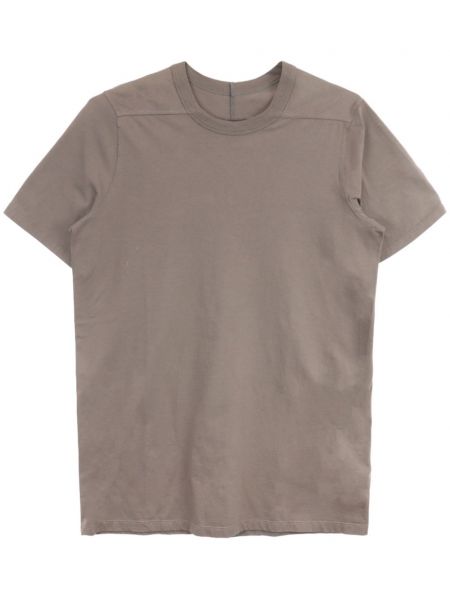 Kokvilnas t-krekls Rick Owens brūns