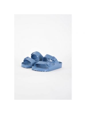 Sandalias con tacón de tacón alto Birkenstock azul