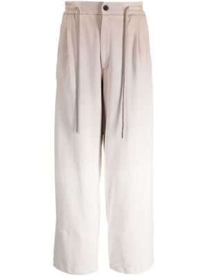 Памучни спортни панталони с принт с градиентным принтом Songzio