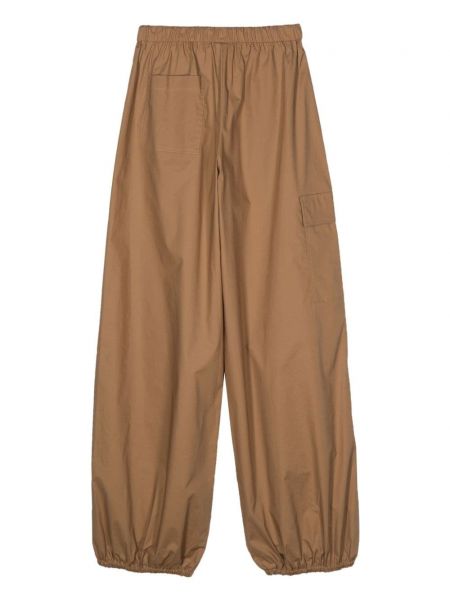 Pantalon cargo en coton avec poches Merci marron