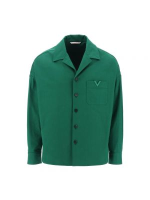 Koszula Valentino Garavani zielona