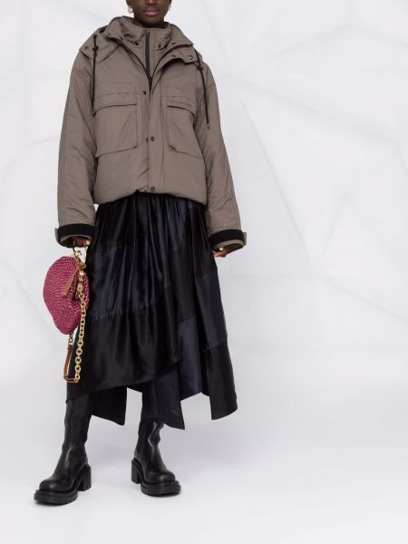 Oversize jaka ar kapuci Balenciaga brūns