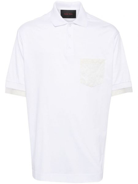 Gennemsigtig poloshirt Simone Rocha hvid