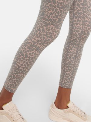 Pantaloni sport cu imagine cu imprimeu animal print Varley gri