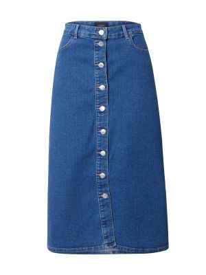 Džínsová sukňa Vero Moda modrá