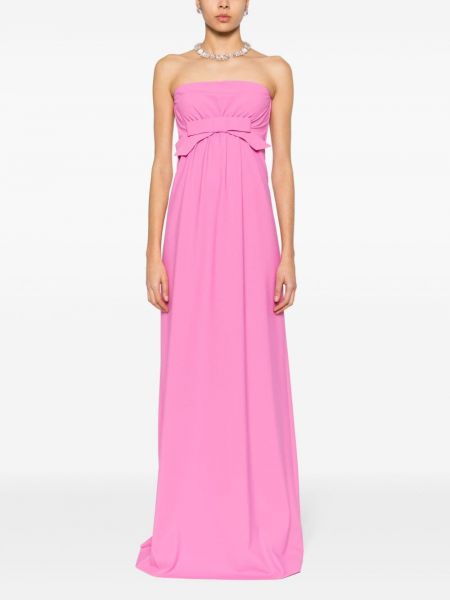 Večerní šaty s mašlí Chiara Boni La Petite Robe růžové