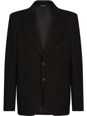 Lang blazer Dolce & Gabbana svart