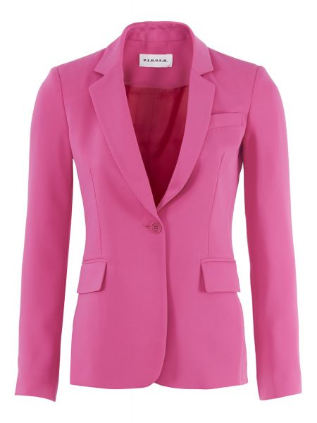 Пиджак из крепа P.a.r.o.s.h. розовый