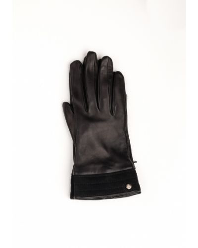 Черные перчатки Emporio Armani