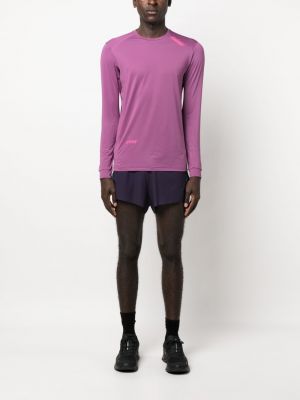 Shorts de sport à imprimé Soar violet