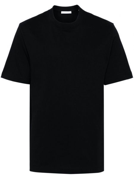 Βαμβακερή μπλούζα με σχέδιο Helmut Lang μαύρο