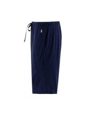 Pantalones cortos de algodón de tela jersey Ralph Lauren azul