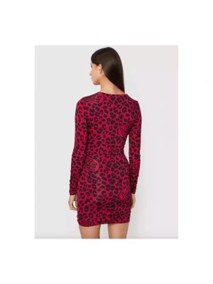 Mini vestido leopardo Love Moschino