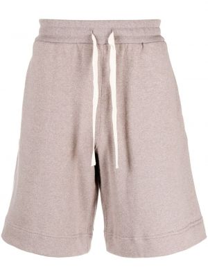 Sportshorts i bomull Jil Sander brun