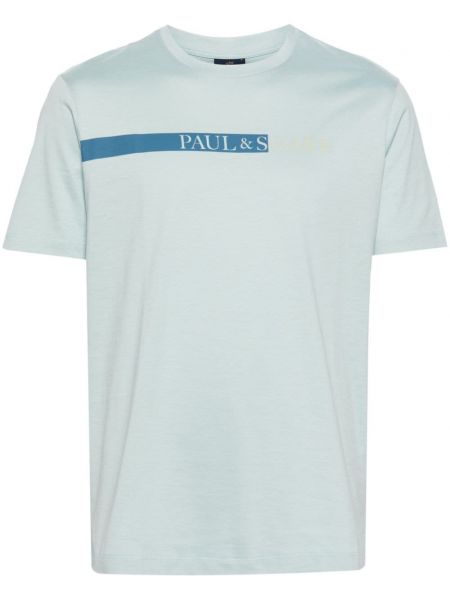 Kokvilnas t-krekls ar apdruku Paul & Shark