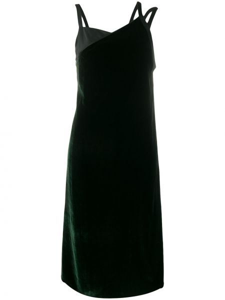 Sametové večerní šaty Helmut Lang zelené