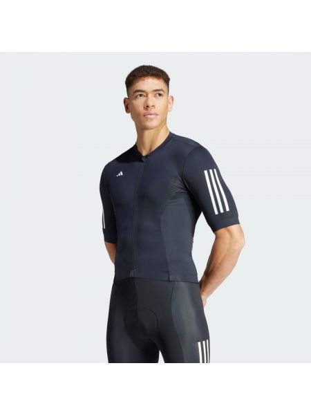 Koszulka z nadrukiem w paski Adidas Performance czarna
