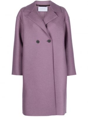 Vlněný kabát s knoflíky Harris Wharf London