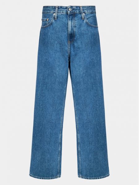 Laza szabású skinny farmernadrág Calvin Klein Jeans kék