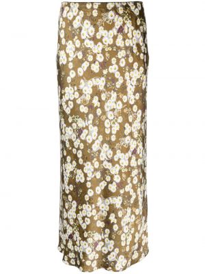 Φλοράλ midi φούστα με σχέδιο Dorothee Schumacher πράσινο