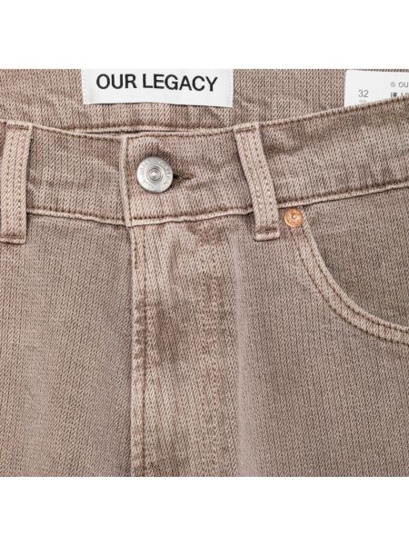 Pantalones rectos Our Legacy marrón