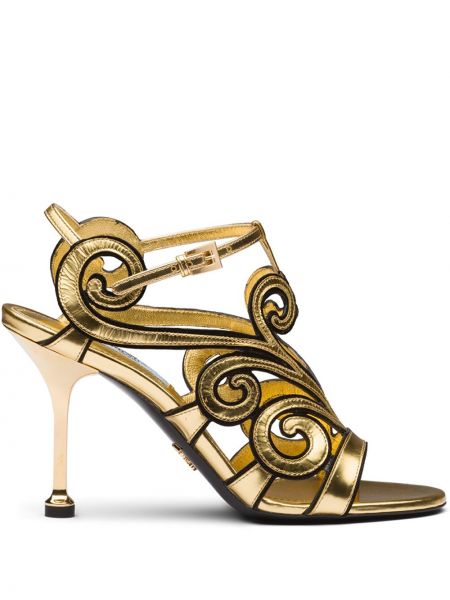 Sandale Prada gold