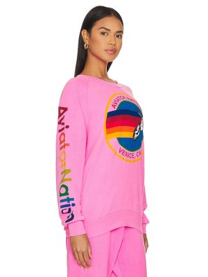 Sudadera Aviator Nation rosa