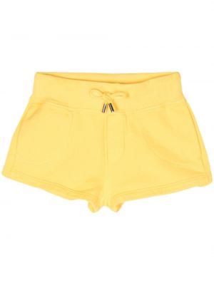 Pantaloni scurți din bumbac Dsquared2 galben