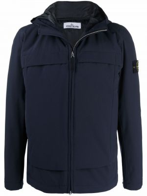 Chaqueta bomber con cremallera Stone Island azul