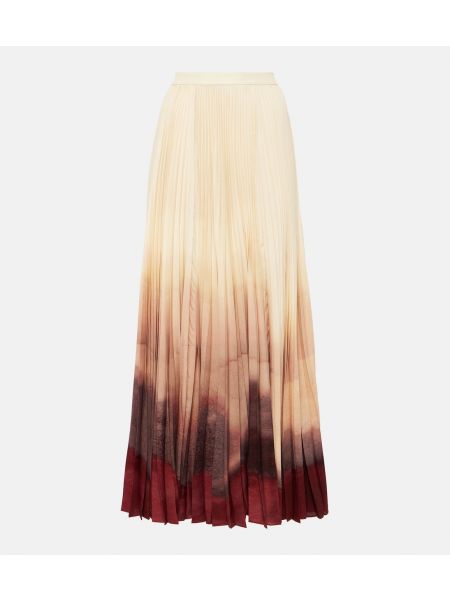 Плиссированная юбка макси sif с эффектом омбре Altuzarra, мультиколор