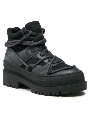 Trekking čevlji Tommy Jeans črna