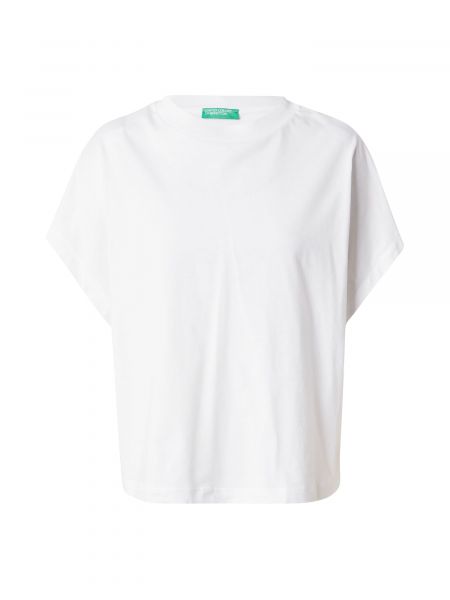 Tricou cu croială lejeră United Colors Of Benetton alb