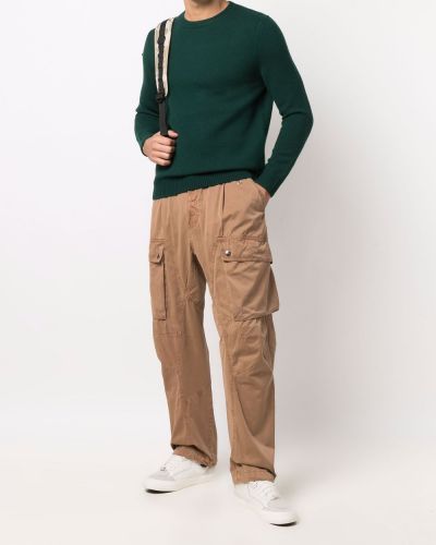 Pantalones cargo con bolsillos Diesel marrón