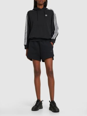 Oversized jopa s kapuco Adidas Originals črna