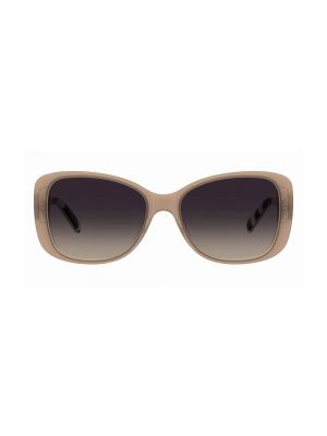 Okulary przeciwsłoneczne Love Moschino beżowe