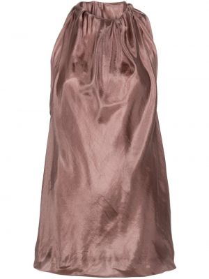 Копринена блуза Rick Owens розово