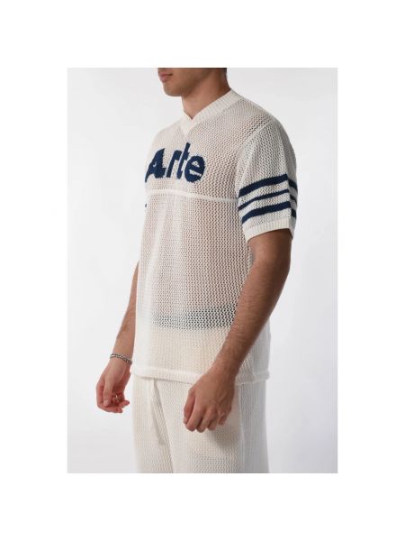 Jersey a rayas de tela jersey Arte Antwerp blanco