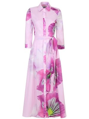 Платье-рубашка Raluca розовое