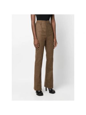 Pantalones bootcut Saint Laurent marrón