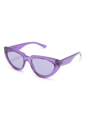 Sonnenbrille mit print Karl Lagerfeld lila