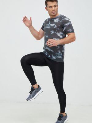 Majica s printom kratki rukavi Adidas Performance crna