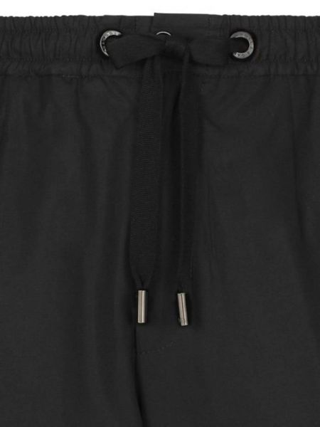 Medvilninės sportinės kelnes Dolce & Gabbana juoda