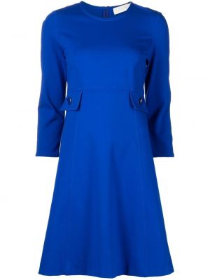 Коктейлна рокля от джърси Jane синьо