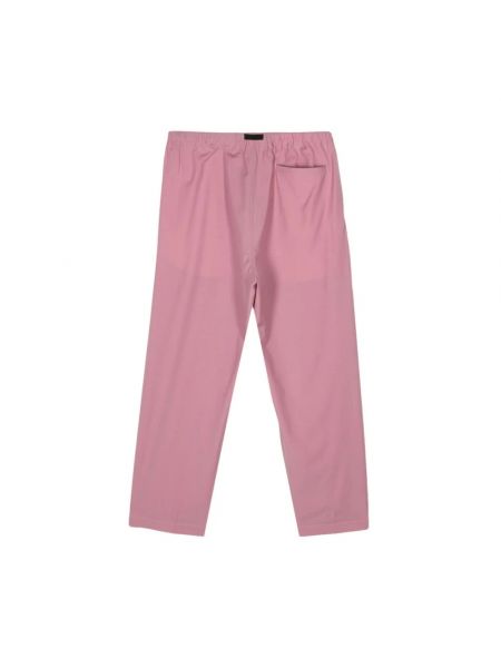 Spodnie relaxed fit Seven Gauge różowe