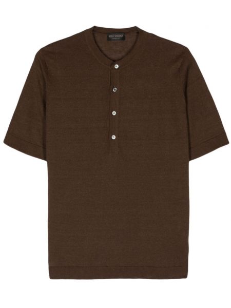 Marškinėliai Dell'oglio ruda