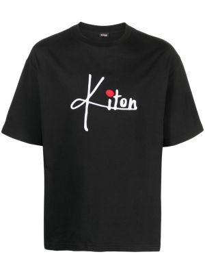 Bavlněné tričko s výšivkou Kiton