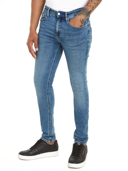 Vaqueros skinny de cintura baja Calvin Klein Jeans azul