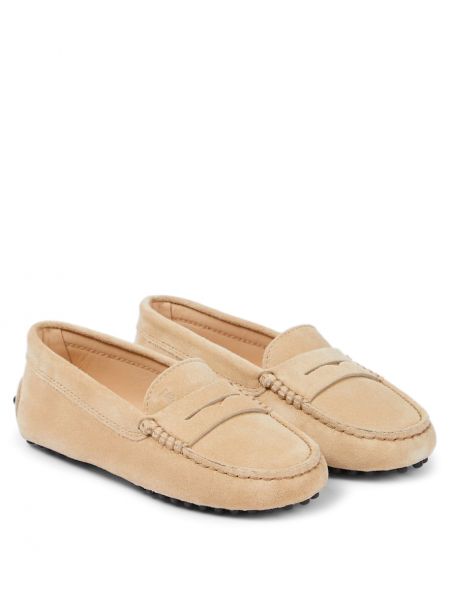 Mokka mokkasiinit tytöille Tod's Junior beige